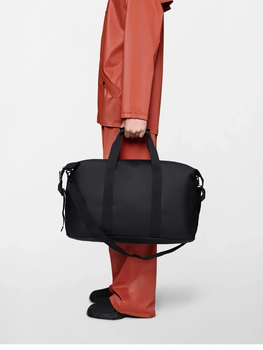 Rains Black Men’s Duffel Bag